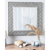 Beliani Sieninis veidrodis EVETTES 80 cm x 80 cm, metalinis, sidabrinis