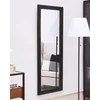 Beliani Sieninis veidrodis FOUGERES 50x130 cm, juodas