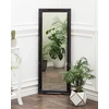 Beliani Sieninis veidrodis FOUGERES 50x130 cm, juodas