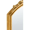 Beliani Sieninis veidrodis GORGES 55 cm 96 cm metalinis auksinis
