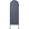 Beliani Sieninis veidrodis JARNAGES 45 cm 145 cm metalinis juodas