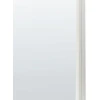Beliani Sieninis veidrodis JARNAGES 45 cm 145 cm metalinis baltas