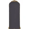 Beliani Sieninis veidrodis LIVRY 51 cm 114 cm metalinis auksinis