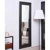 Beliani Sieninis veidrodis LUNEL 51 cm 141 cm Juodas