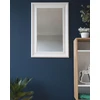 Beliani Sieninis veidrodis LUNEL 60 × 90 cm, baltas