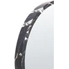 Beliani Sieninis veidrodis MARTEL 69 cm 69 cm juodas