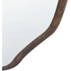 Beliani Sieninis veidrodis „MENVILLE“ 60 × 90 cm, paulovnijos mediena, rudas