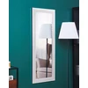 Beliani Sieninis veidrodis MERVENT 50 cm 130 cm baltas