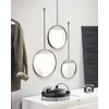 Beliani Sieninis veidrodis ODOS 33/29/24 cm 80/75/69 cm metalinis, juodas
