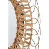 Beliani Sieninis veidrodis PAMOL 67 cm, pintas, natūralus