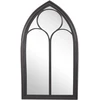 Beliani Sieninis veidrodis TRELLY 62 cm 113 cm metalinis juodas