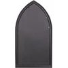 Beliani Sieninis veidrodis TRELLY 62 cm 113 cm metalinis juodas