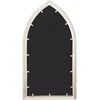 Beliani Sieninis veidrodis TRELLY 62 cm 113 cm metalinis baltas