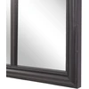 Beliani Sieninis veidrodis TRELLY 62 cm 113 cm metalinis juodas