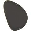 Beliani Sieninis veidrodis VENAS 61 cm 91 cm aksominis garstyčių spalvos