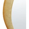 Beliani Sieninis veidrodis VENAS 61 cm 91 cm aksominis garstyčių spalvos