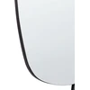 Beliani Sieninis veidrodis VOUZON 80 cm 120 cm sidabrinės spalvos