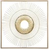 Beliani Sienų dekoracija MERCURY 50 cm, metalinė, auksinė