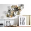 Beliani Sienų dekoracija OSMIUM metalinė 50 cm sidabrinė