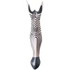 Beliani Sienų dekoracija Zebra GBOKO, mango mediena, 80 cm, juoda/balta