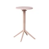 Beliani Sodo baro stalas LEGRENA 60 cm 60 cm smėlio spalvos