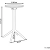 Beliani Sodo baro stalas LEGRENA 60 cm 60 cm smėlio spalvos