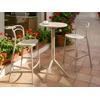 Beliani Sodo baro stalas LEGRENA 60 cm 60 cm smėlio spalvos
