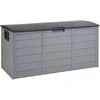 Beliani Sodo dėžė LOCARNO 112 cm 50 cm pilka
