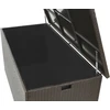 Beliani Sodo dėžė MODENA 155 cm 75 cm technorotangas, ruda