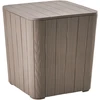 Beliani Sodo dėžė SARANDI 40 cm 40 cm smėlio spalvos