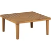 Beliani Sodo kavos staliukas BARATTI 70 cm 70 cm akacijos mediena rudas