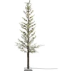 Beliani Sodo LED dekoracija GRENIVIK Eglutė 245 cm Balta