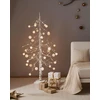 Beliani Sodo LED dekoracija HOLAR Eglutė 122 cm Balta