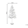 Beliani Sodo LED dekoracija LONKARI Medelis 150 cm Ruda
