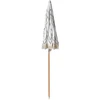 Beliani Sodo skėtis 155 cm MONDELLO Baltas/juodas