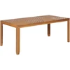 Beliani Sodo stalas BARATTI 180 cm 90 cm akacijos mediena rudas