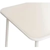 Beliani Sodo stalas CARAVINO 160 cm 90 cm metalinis šviesiai smėlio spalvos
