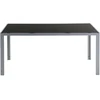 Beliani Sodo stalas CATANIA 160 cm 91 cm stiklinis juodas