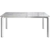 Beliani Sodo stalas FELETTO 180 cm 90 cm akmuo baltas marmuras