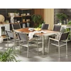 Beliani Sodo stalas GROSSETO 180 cm 90 cm eukalipto mediena rudas