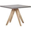 Beliani Sodo stalas OLBIA 90 cm x 90 cm, Pilkas betonas