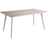 Beliani Sodo stalas RODALLO 160 cm 90 cm akmens travertino efektas