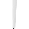 Beliani Sodo stalas SOVARETO 180 cm 90 cm Marmuro efektas Baltas marmuras