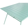 Beliani Sodo stalas TERENZO 160 cm 90 cm metalinis mėtų spalvos