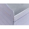 Beliani Sodo stalas TEREVILLE 100 cm 67 cm pilkas, eglės mediena