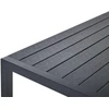 Beliani Sodo stalas VERNIO 180 cm 90 cm metalinis juodas