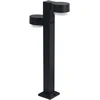 Beliani Sodo stulpelio formos LED šviestuvas TORDERA juodas