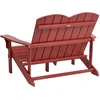 Beliani Sodo suoliukas ADIRONDACK 125 cm raudonas
