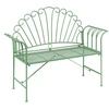 Beliani Sodo suoliukas CAVINIA, 125 cm, metalinis, žalias