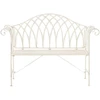 Beliani Sodo suoliukas MILAZZO 130 cm, metalinis, baltas